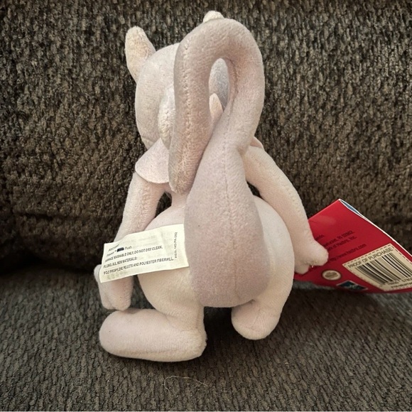 Hasbro 1998 Pokémon Beanie Plush #150 MEWTWO 6"  BNWT - Picture 2 of 4